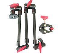 JNJOOD Soporte con Clip para Colocar en Acción en Estudio en, Base de Soporte con Brazo Mágico para Teléfono Móvil, Soporte con Clip para Tableta