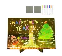 JNJOOD Tablero de dibujo LED acrílico juguete para niños regalo de cumpleaños de niños