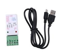 JNJOOD USB 232 485 TO RS485 / USB TO RS232 / 232 TO 485 Adaptador Convertidor Ch340 W/LED para WIN7, Control de Acceso PLC Linux