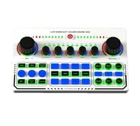 JNJOOD X50 Tarjeta Audio Live Mixer Audio Grabación Escritorio Canto BT OTG Transmisión Digital Pérdida para Podcasting Juego B