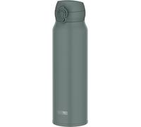 JNL-S750 ASG Thermos Botella de agua, taza móvil aislada al vacío, 754.1 ml (750 ml), verde ceniza, fácil de limpiar y fácil de limpiar con una apertura de un solo toque, botella de acero inoxidable,