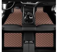 JNLIFT Alfombrillas Automóvil a Medida de Cuero para Toyota Wish 2010-2020 2021 2022 2023 2024+,Durabilidad Antideslizantes Protección Pedaleo Cómodo,para Todo Tipo de Climas,E/Brown