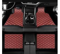 JNLIFT Alfombrillas Automóvil a Medida de Cuero para Toyota Wish 2010-2020 2021 2022 2023 2024+,Durabilidad Antideslizantes Protección Pedaleo Cómodo,para Todo Tipo de Climas,G/Red