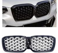 JNLIFT Parrilla Delantera del Coche para BMW X3 X4 G01 G02 2022 Diamond Style,Parrilla del Radiador Delantero para Parachoques Delantero,Rejilla ABS Tuning Accesorios