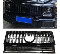 JNLIFT Parrilla Delantera del Coche para Mercedes Benz G Class W463 G500 G550 G63 G65 G55 AMG 1990-2018,Parrilla del Radiador Delantero para Parachoques Delantero,Rejilla ABS Tuning Accesorios