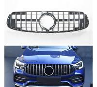 JNLIFT Parrilla Delantera del Coche para Mercedes Benz GLC Class XW253 2020,Parrilla del Radiador Delantero para Parachoques Delantero,Rejilla ABS Tuning Accesorios