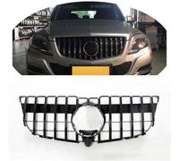 JNLIFT Parrilla Delantera del Coche para Mercedes Benz GLK X204 GLK250 GLK300 GLK350 2013-2015,Parrilla del Radiador Delantero para Parachoques Delantero,Rejilla ABS Tuning Accesorios,A/Black