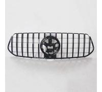 JNLIFT Parrilla Delantera del Coche para Mercedes Benz W167 GLE Class 2019 2020 with Camera Hole,Parrilla del Radiador Delantero para Parachoques Delantero,Rejilla ABS Tuning Accesorios,A/Black