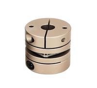 JNMING 1 pieza D32 L28 Acoplador de eje de motor flexible Diafragmas Accesorios de aluminio Cardan CNC for acoplamiento de impresora 3D(5mm to 11mm)