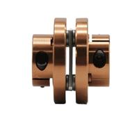 JNMING 1 pieza de acoplamiento de brida flexible CNC for eje de motor, diafragma de aluminio D56L45, acoplador de junta universal for impresora 3D(17X17mm)