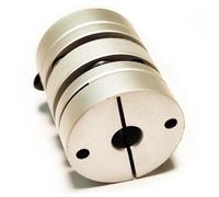 JNMING 1 pieza de acoplamiento de eje de motor D50 L60 de 10 mm a 22 mm de diámetro interior, acoplador de disco de acoplamiento de diafragma doble flexible(14x15mm)