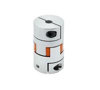 JNMING Acoplador de eje flexible de aluminio D14L22 de 14 x 22 mm, conector de motor for husillo de bolas de motor.(5mm to 8mm)