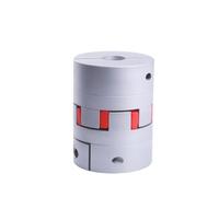 JNMING Acoplamiento de eje ciruela D40 L55, 40 mm de diámetro, 55 mm de longitud, conector de motor, acoplador flexible de aluminio(14X22mm)