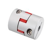 JNMING Acoplamiento flexible de aluminio D14 L22 con forma de flor de ciruelo, abrazadera de eje en forma de araña for máquina CNC.(6x7mm)
