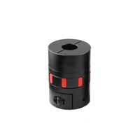 JNMING Conector de acoplamiento flexible D64 L90 for motor CNC, tornillo de bola, araña de mordaza, acoplador de eje de acero ciruela, diámetro interior de 16 mm a 38 mm(16mm to 19mm)