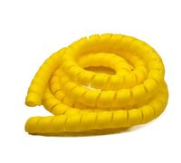 JNMING Funda Espiral Flexible for Cables de 12 mm de diámetro, Organizador de Tubos de Alambre for un ordenado Protector de tuberías.(Yellow,5 Meters)