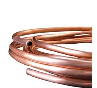 JNMING Tubo de cobre rojo suave 99,9% T2, bobina de cobre for aire acondicionado, diámetro exterior: 2 mm, 3 mm, 4 mm, 6 mm, 8 mm, 10 mm, 12 mm y 14 mm.(1 meter x 5mm x 0.5mm)