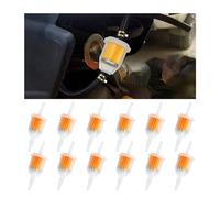 JNNJ 12 Piezas Filtro Universal De Gasolina, Filtros De Combustible En Línea De Gas, Filtro Combustible Para Coche Motocicleta, Para Moto Scooter Motocicleta Generador Cortacésped Coche Tractores