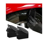 JNNJ 2 Esponjas de Cera para Ruedas de Coche con Funda, Carro Almohadilla de Limpieza NeumáTicos para NeumáTicos, Universal para Automóviles, SUV Camiones Camionetas del Neumático(Negro)