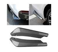 JNNJ 2 Pcs Difusor Alerón Parachoques Trasero Coche, Difusores De Fibra De Carbono para Parachoques Trasero, Separador Labios Universal para Aleta Parachoques Trasero Difusor De Alerón(Fibra Carbono)