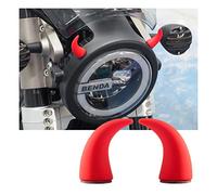 JNNJ 2 Pcs Engomada de La Decoración de Cuerno del Diablo, Techo del Coche del Bocina del Diablo, Pegatina del Diablo Estéreo del Coche, Creativo Lindo Casco Esquina Pegatinas Decorativo(Rojo)