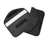 JNNJ 2 Piezas Bolsa Blocking Señal, Funda para Teléfono Móvil Protección De La Privacidad Y Llave De Coche Fob, Fundas Bloqueo Señal RFID para Llave De Coche, RFID Antirrobo para Coche(Blanco)