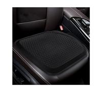 JNNJ 2 Piezas Cojín Asiento Asientos Delanteros Coche, Cojín De Asiento De Gel De Coche, Grueso Transpirable Cool Honeycomb Relax Gel Cojín del Asiento La Silla para Coche, Oficina, Casa(Negro)