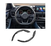 JNNJ 2 Piezas Cubre Volante, Antideslizante Transpirable Durable Volante Cubiertas, Cubre Volante Segmentado Accesorios Interiores, Universal para Coche Van Camión Camión Protector(Gris)