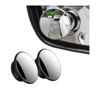 JNNJ 2 Piezas Espejos De Punto Ciego Àngulos Muertos, Espejo De Punto Ciego Del Coche De Gran Angular Ajustable Espejo Auxiliar Retrovisor, Espejo Retrovisor Exterior Coche Para Todo Tipo(Negro)