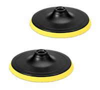 JNNJ 2 Piezas Gancho Y Bucle Respaldo De La Almohadilla De Pulido De Disco Orbital Sander, Almohadillas Diamante Para Pulir Con M14 Almohadilla Soporte, Para Pulidora Coche Pulidora Y Buffing