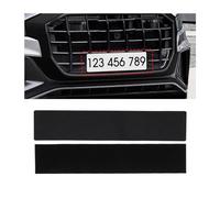 JNNJ 2 Piezas Velcro Matrícula, Soporte De Matrícula De Velcro Sin Marco, Porta Matrículas Absolutamente Invisible, Portamatrículas para Todos Los Coches, Soporte De Matrícula para Todos Los Coches