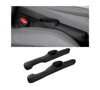 JNNJ 2Pcs Relleno de Huecos de Asiento para Brecha Asiento, Tapón de Almohadilla de Relleno para Coche, Organizador para Auto Apón de Separación, Tapón de Espacio de Asiento de Coche(Negro)