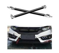 JNNJ 2Pcs Varillas de Soporte Ajustable del Labio de Modificación del Coche, Strut Barra para Parachoques Delantero, Divisor del Protector de Barra Labio Trasero Delantero Universal(Fibra-Carbono)