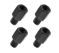 JNNJ 4 Piezas Adaptador de Espejo Motocicleta, Motocicleta Espejo Retrovisor Adaptadores, Moto Accesorios con Soporte Hilo para Espejo retrovisor Convierte de M10 LH 10 mm a M10 RH 10 mm