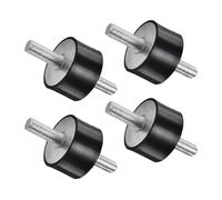 JNNJ 4 Piezas Amortiguador De Goma M8, Silent Block De Caucho, De Vibración Para Bomba Compresor Aire Aislador Caucho Anti Vibración - Adecuado Para Automoción y Equipos Mecánicos