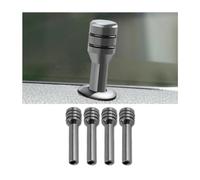JNNJ 4 Piezas Perilla De Bloqueo De La Puerta Del Automóvil, Cubierta Pines Cerradura Puerta, Cubierta Universal Pernos Perilla Cerradura Puerta Interior Carro, Accesorios Interiores Coche(Gris)
