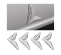 JNNJ 4 Piezas Protector Esquinas Puertas Coche, Protectores De Esquina para Puerta De Coche, Protector De Borde Puerta Lateral Coche Auto Esquina, Car-Styling Protección Herramienta(Transparente)