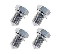 JNNJ 4 Piezas Tapón De Drenaje De Aceite Universal, Tapón Drenaje Aceite Con Anillo De Sellado, Tapón Roscado Colector Aceite, Tornillos Drenaje Motor Aleación Acero, Para Coches Motocicleta Barco