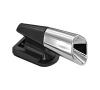 JNNJ 4Pcs Silbato Ultrasónico de Alerta de Ciervos, Alarmas de Fauna Salvaje, Ahuyentador de Jabalíes, Conducción Forestal Anti-Colisión Con Animales para Coches Motos Camiones(Plata)