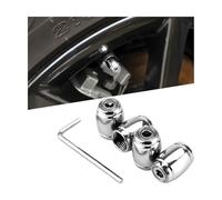 JNNJ 5 Piezas Tapones Antirrobo para Válvulas De Neumáticos De Coche, Tapón De Válvula Neumático Universal Guardapolvo/Cubierta, Tapas Universales Cobre Antirrobo Válvulas Neumáticos Coche(Plata)