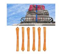 JNNJ 6 Piezas Correas De Amarre Strap De Amarre, Lazos De Amarre para Motocicletas Lazos Amarro Suaves Correas Amarro, Correa Trinquete Correas Sujección Cinta para Remolque Acarreo(Naranja)