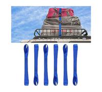 JNNJ 6 Piezas Correas De Amarre Strap De Amarre, Lazos De Amarre para Motocicletas Lazos Amarro Suaves Correas Amarro, Correa Trinquete Correas Sujección Cinta para Remolque Acarreo(Azul)