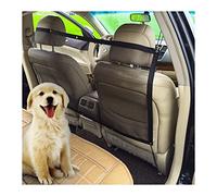 JNNJ Barrera De Red para Coche De Mascotas, Red Separadora Asiento Trasero Malla Perro Coche con Cuerda Ajuste Y Gancho, Red Separadora para Coches De Perros con Cuerda para Ajuste Y Gancho Adecuado
