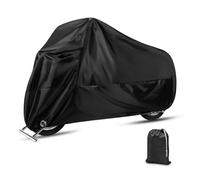 JNNJ Cubre Moto Impermeable, Cubierta Impermeable Universal De Lona De La Motocicleta, Motocicleta Anti-UV Cubierta del Polvo para Al Aire Libre, Cubierta Poliéster para Moto Scooter(245x105x125cm)