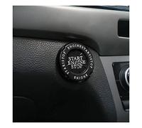 JNNJ Decoración Cubierta de Botón de Arranque para Coche, Botón de parada del Coche Cubierta Protectora, Universal Cubierta de Aleación de Zinc de Antiarañazos de Botón para Coches(Negro)