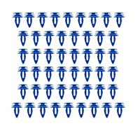 JNNJ Fijación Clips Coche Set, Clips Retención Coches Sujetadores Plástico Kit Removedor, Fijaciones Molduras De Pasos De Rueda Delanteros Traseros, Clips Para Embellecedores Pasos Rueda(50 Piezas)