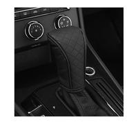 JNNJ Funda Universal Antideslizante De Cuero Para Pomo De Palanca De Cambios, Protectora y Transpirable Para Automática (Negro)