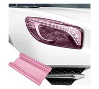 JNNJ Láminas para Faros, Faros Autoadhesivo Vinilo Pegatina, Lámina Impermeable para Faros del Coche, Vinilo Film Faro Luz Pegatina Auto para Antiniebla Luces Traseras Intermitentes(Rosa)