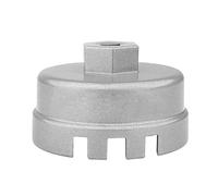 JNNJ Llave Para Tapón Filtro Aceite, Herramienta Para Filtro Del Aceite Vaso Extractor Tipo Tapa, Llave De Aluminio Para Filtro Del Aceite, Herramienta Del Cambio Aceites Coche(Blanco)