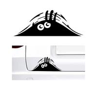 JNNJ Pegatinas Coche Exterior para Coche, Adhesivos Coches Dibujos Animados, Pegatinas-Coches, Pegatinas Diseño De Monstruo Car, Pegatina Adhesiva Coches Monster Eyes Car Sticker Decal(Negro1)